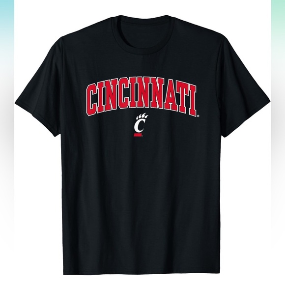 Cincinnati Bearcats Black Shoer Sleeve Tee - Picture 1 of 6